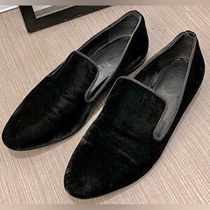 M. Gemi The Parma velvet flat loafers in black color Size EU37 = US 6.5